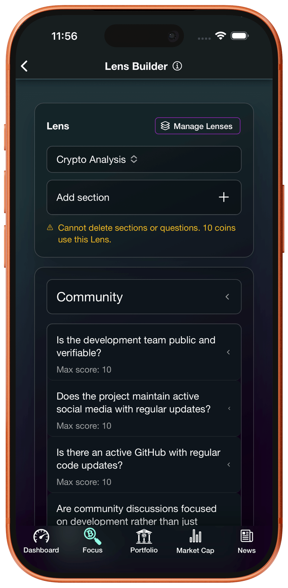 Fundamentally custom lens builder