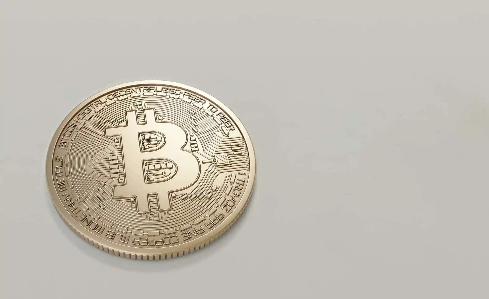 A Bitcoin coin