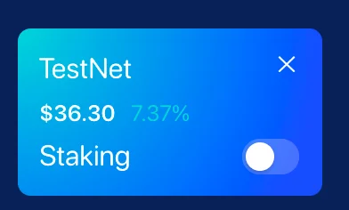 See the Switch? Flip it to stake Zano. It couldn’t be easier. Image from Zano Desktop Wallet